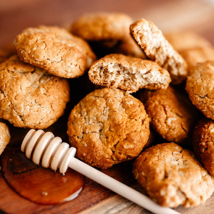 Anzac Biscuits with Honey